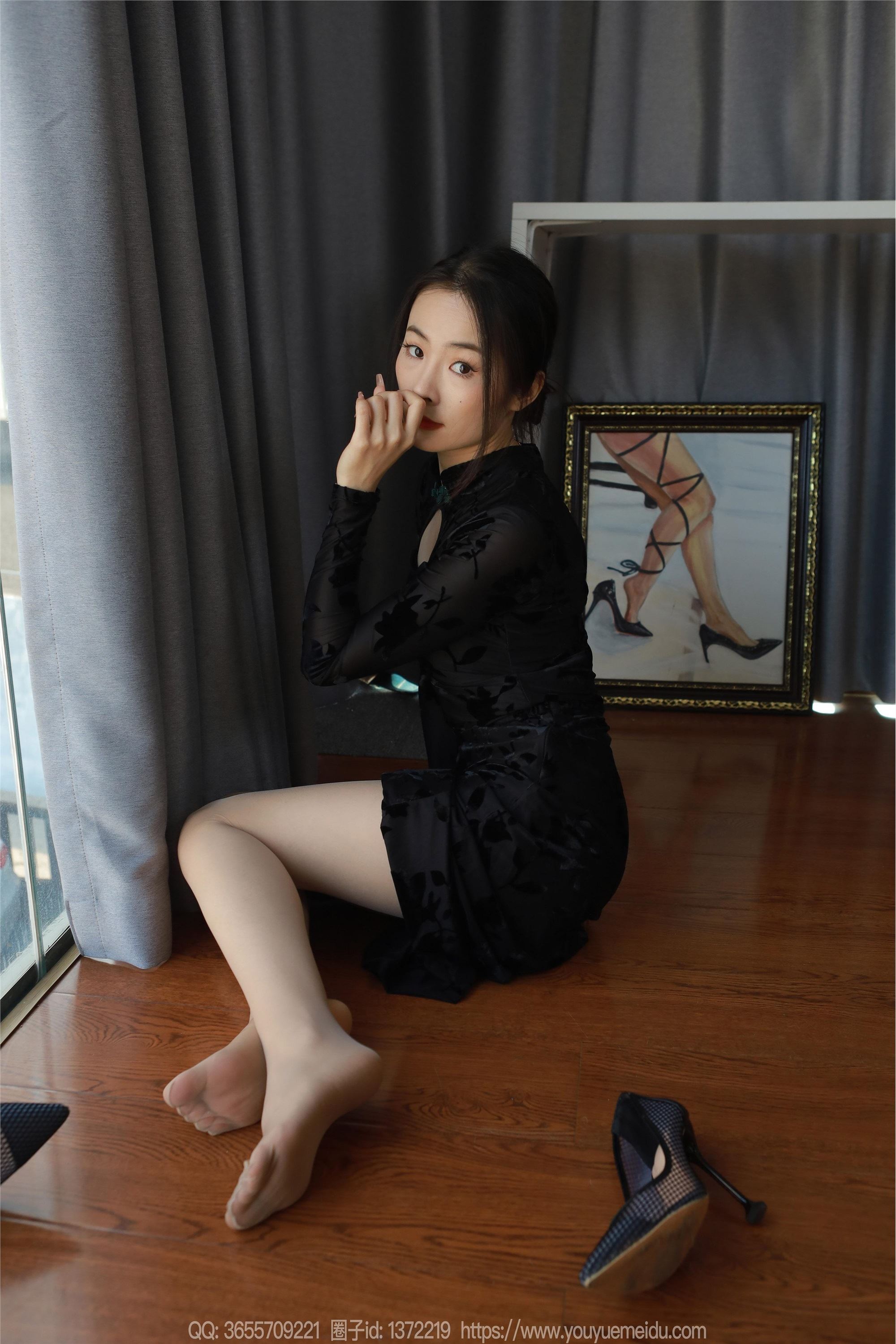 IESS异思趣向  2024.04.10 丝享家 1712 小金《高叉旗袍》